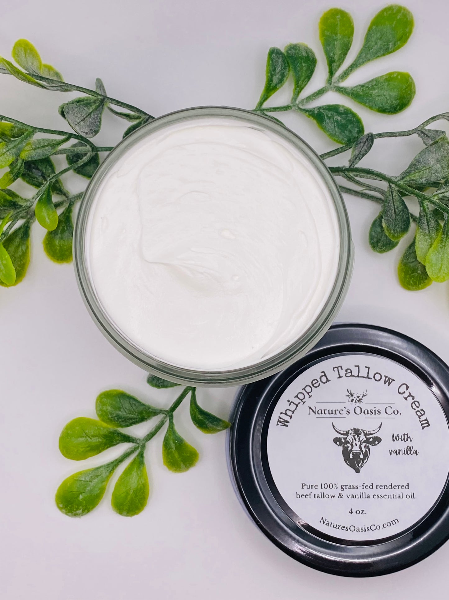 Whipped Tallow Cream- With Vanilla